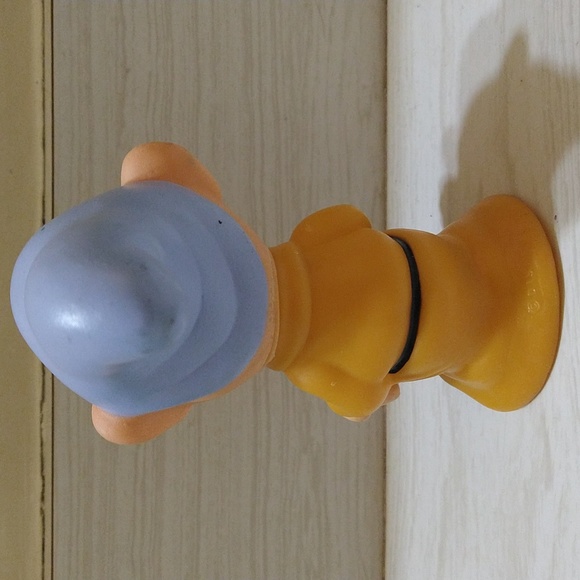 Vintage Snow White & The Seven Dwarfs "Dopey" Squeaky Toy Rubber Figure - Picture 3 of 5